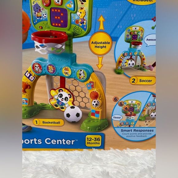 VTech Count & Win Sports Center with Basketball and Soccer Ball - Picture 2 of 11